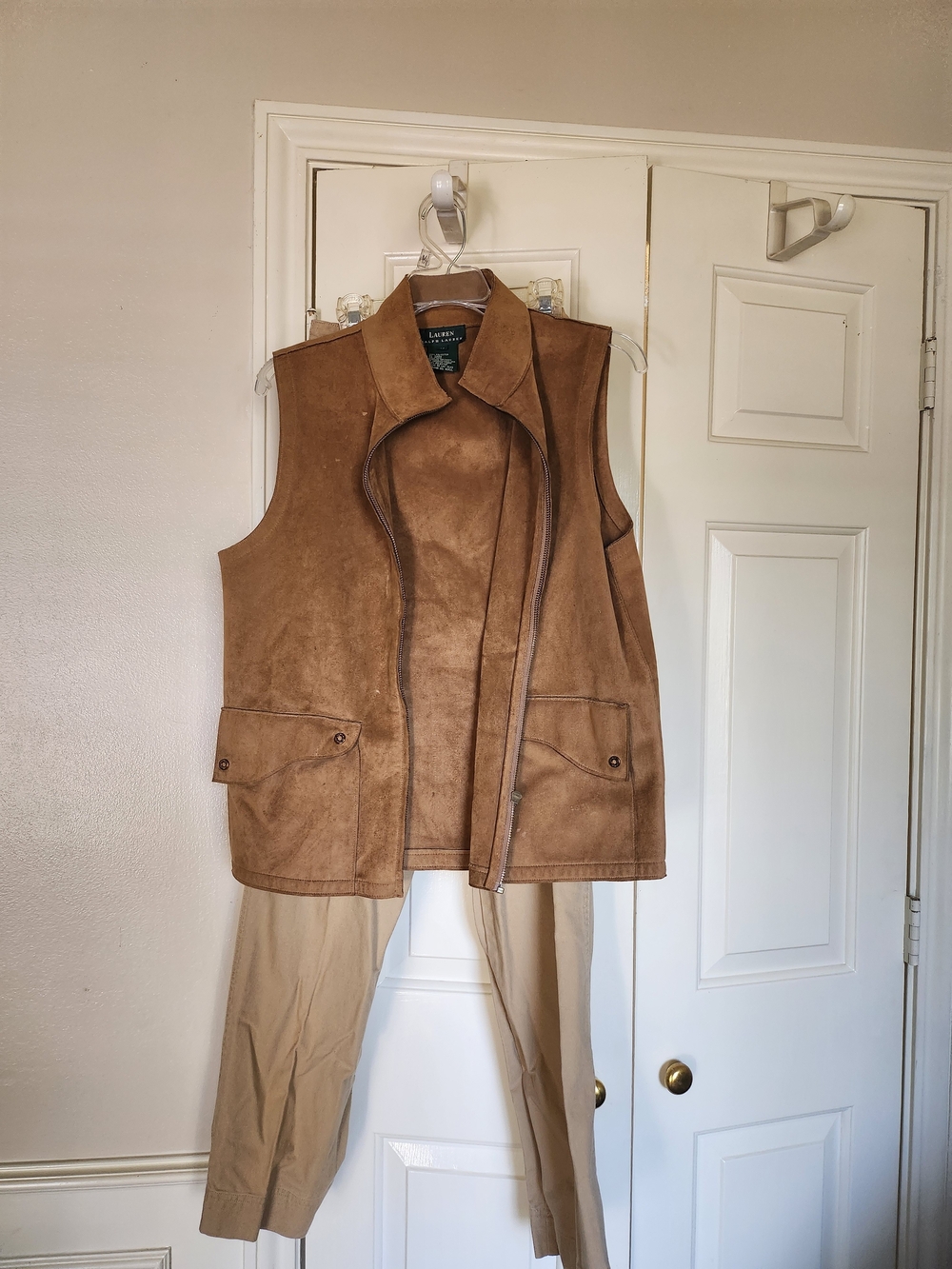 Womans Suede Vest Excellant Condion